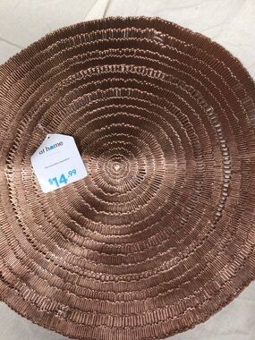 at home Metallic Copper Round Placemats - Set of 3